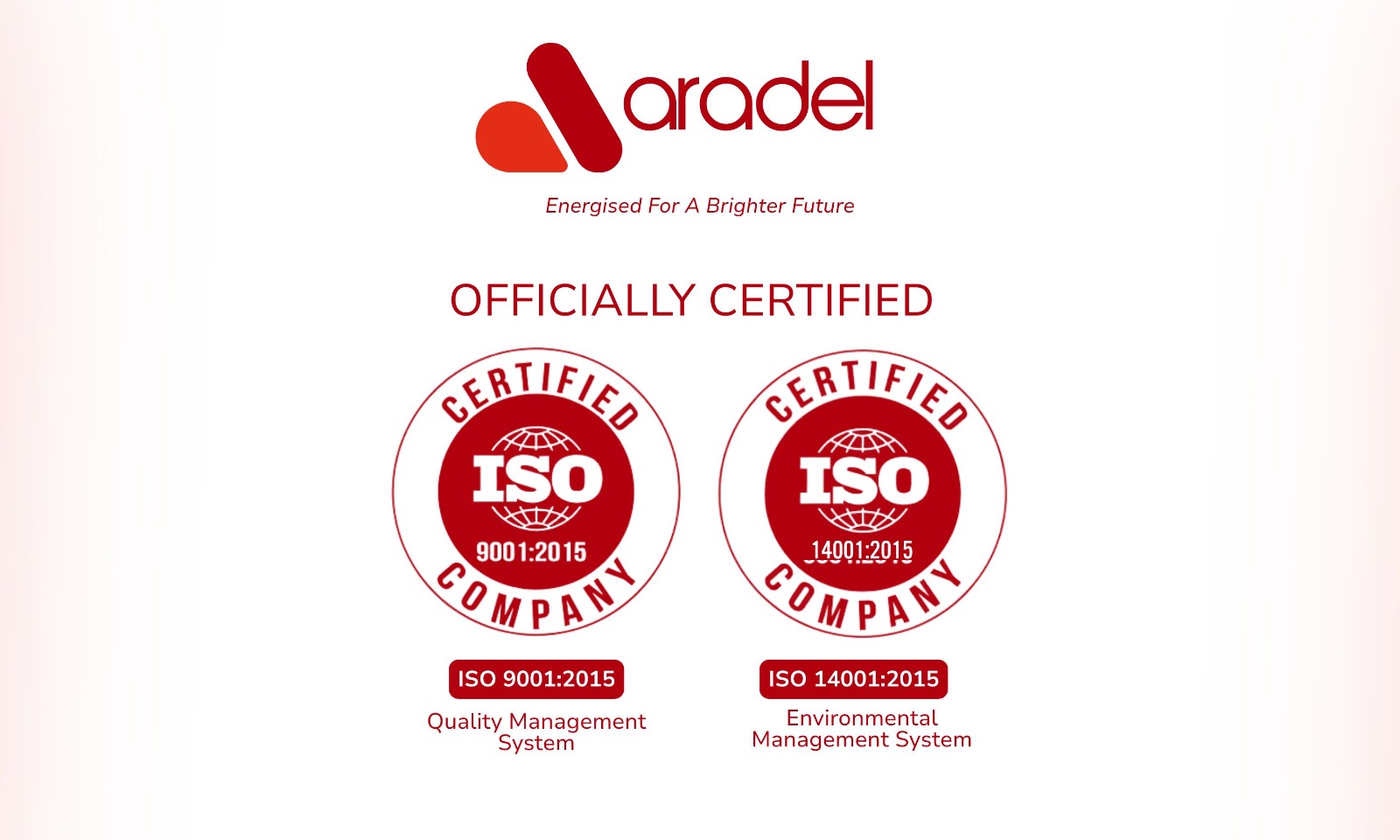 Aradel Holdings Plc Attains ISO 9001: 2015 Certification